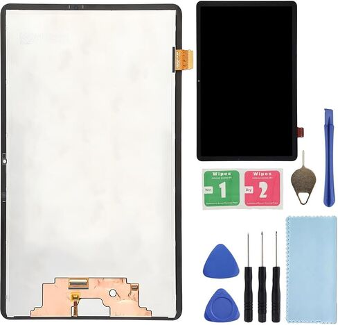 استبدال شاشة LCD لجهاز Samsung Galaxy S7 Tab، مجموعة محول رقمي لشاشة العرض SM-T870 T875، مجموعة محول رقمي لشاشة اللمس بدون إطار in Saudi Arabia