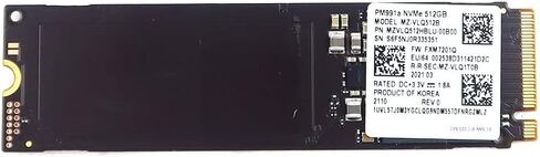 Solid State Drive MZVLQ512HBLU-00B00 Compatible Replacement Spare Part for Samsung PM991a MZ-VLQ512B 512GB PCI Express 3.0 x4 TLC NVMe M.2 2280 Internal SSD in Saudi Arabia