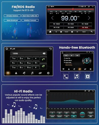 Roinvou 8 Cores 6+128G Android Car Radio for Nissan Altima 2013-2018, 9" Touch Screen Carplay Android Auto with 32EQ Bluetooth WiFi GPS Navigation Mirror Link Backup Camera in Saudi Arabia