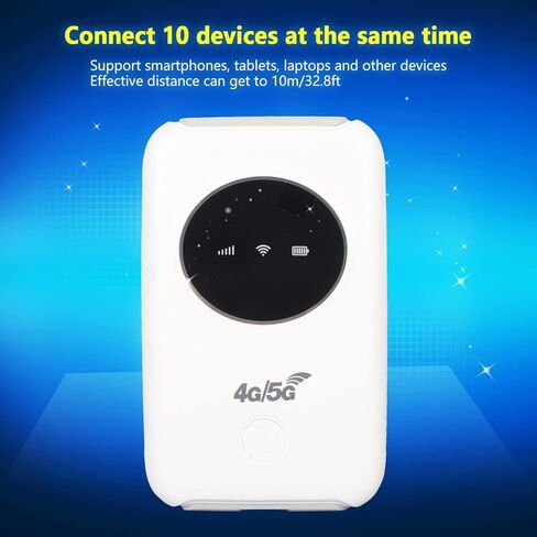 مودم USB 4G LTE من Zunate، جهاز توجيه 4G محمول مع فتحة لبطاقة SIM، جهاز توجيه صغير لنقطة اتصال السفر بسرعة 300 ميجابت في الثانية غير مقفل، محول شبكة صغير يشارك ما يصل إلى 10 مستخدمين in Kuwait