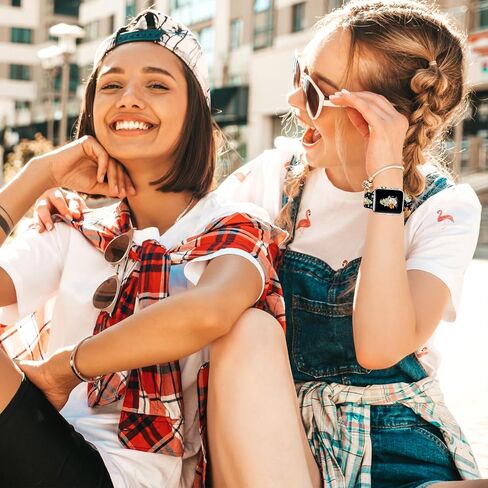 حزام ساعة Holidays متوافق مع ساعة Apple 38 مم 40 مم 41 مم 42 مم 44 مم 45 مم 49 مم للنساء والرجال، سوار معصم بديل من السيليكون الناعم لسلسلة iWatch Series Ultra 9 8 7 6 5 4 3 2 1 SE in Saudi Arabia