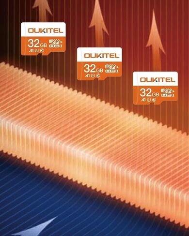 بطاقة OUKITEL Micro SD سعة 32 جيجابايت وذاكرة 32 جيجابايت Ultra Micro SD بطاقة U3 عالية السرعة، U3، A1،32 جيجابايت in Kuwait