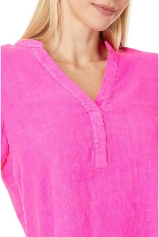 Lilly Pulitzer Women's Mialeigh Elbow Sleeve Linen Top in Saudi Arabia