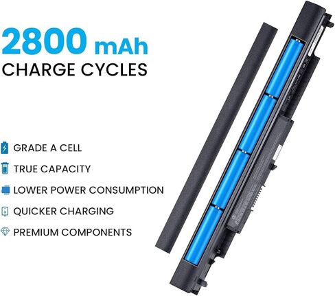 807956-001 HS03 HS04 بطارية كمبيوتر محمول بديلة لـ HP Pavilion 15-AC 15-AF 15-BA 15-AY Series 15-ac121dx 15-ac130ds 15-ba079dx 15-ba009dx 15-ba113cl 15-af113cl 15-af131ca [2800 مللي أمبير/1 4.8 فولت /41 واط س] in Saudi Arabia