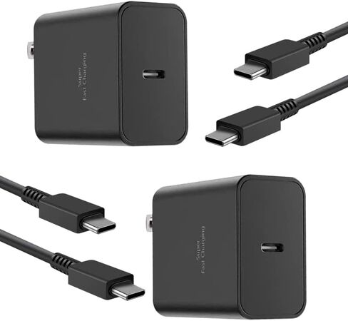 45W Fast Charger Type C Charger,USB C Charger Fast Charging Block for Samsung Galaxy S23 Ultra/S23/S23+/S22/S22 Ultra/S22+/Note 10/Note 20/S20/S21/S10 S10e S9 S8 Plus (2 Pack) in Saudi Arabia
