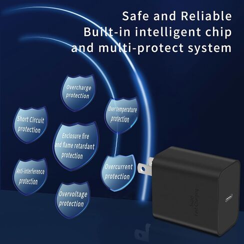 45W Fast Charger Type C Charger,USB C Charger Fast Charging Block for Samsung Galaxy S23 Ultra/S23/S23+/S22/S22 Ultra/S22+/Note 10/Note 20/S20/S21/S10 S10e S9 S8 Plus (2 Pack) in Saudi Arabia
