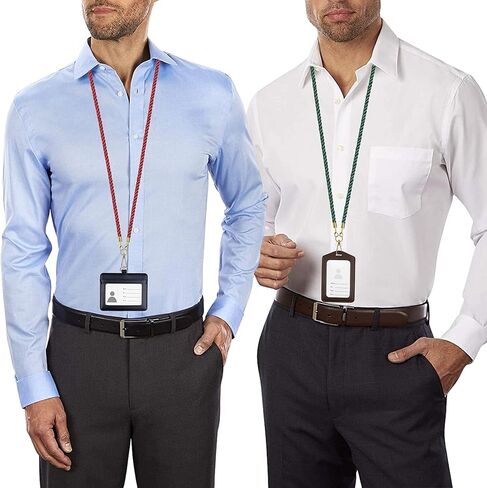 3x Soft Cotton Badge Lanyards for Women Teacher Lanyards for ID Badges for Women Men Cute Glasses Lanyard Key Lanyard in Kuwait