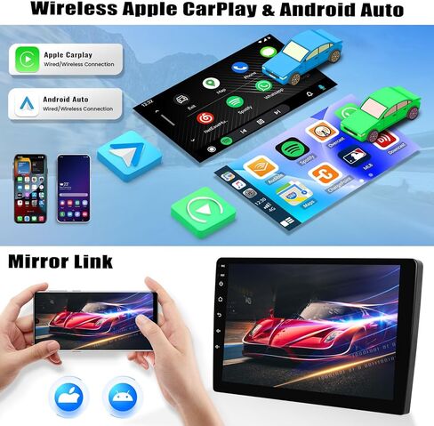 2+64G Android 13 Car Stereo for Hyundai Sonata NF 2004-2008 with Wireless CarPlay Android Auto, 9" Touchscreen in Dash GPS Radio with WiFi Mirror Link Bluetooth FM RDS EQ SWC Backup Camera in Saudi Arabia