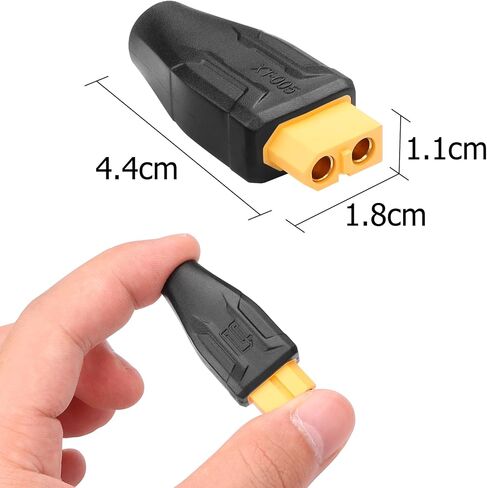 YAODHAOD USB C to XT60 Connector Charging Adapter, USB Type-C Female to XT60 Female Extension Adapter 100W 20V/5A for Drone, Model, Energy Storage Power (2Pack) (Type C Female to XT60 Female) in Saudi Arabia