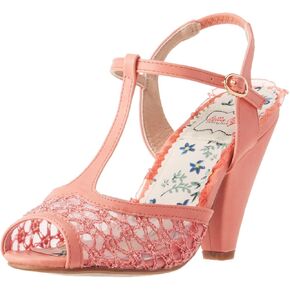 Bettie Page Women's Pinup, Retro, Vintage Heeled Sandal