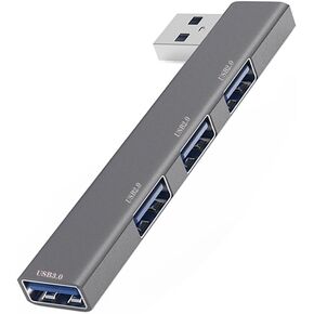 USB 3.0 Hub,4-Port Mini USB hub,Portable USB hub for Laptop,USB Expander for Laptop,PC,MacBook,Flash Drive,Console, Printer,Camera,Keyborad,Mouse,and More USB Devices (USB Hub for Right)