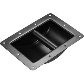 uxcell Recessed Speaker Handle Grasp Holder Pocket Style Replacement Speaker Cabinet Box Handles Metal Black 2pcs in Kuwait