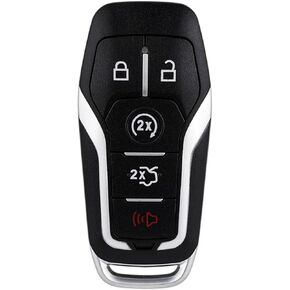 Self-Programmable Replacement for Proximity Smart Key Fob Compatible with 2015-2017 Edge Mustang,2016-2017 F ord Explorer,2013-2016 Lincoln MKZ,MKC,2016-2019 MKX，(FCC:M3N-A2C31243300 164-R7989) 1PCS