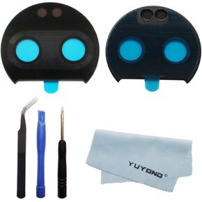 Replacement Part for Motorola Moto Z2 Force Camera Glass Lens (Glass Only) with Adhesive Pre-Installed Tools Kits