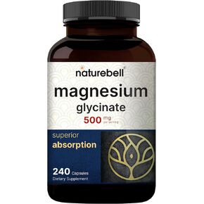 مسحوق جليسينات المغنيسيوم 500 مجم، 1 رطل | بنكهة الخوخ والمانجو – مخلب لامتصاص عالي – مزيج مشروب خالي من السكر، عديم المر، غير مخزن – مكمل غذائي للعضلات والعظام – غير معدل وراثيًا، نباتي in Kuwait