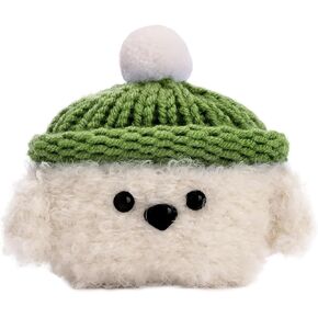 Plush Case Compatible with Apple Airpods pro 2,Handmade Knitted Cartoon Headphone Case,Rechargeable Headphone Headphone Case,Creative Funny Cute Knitted Plush Headphone Case