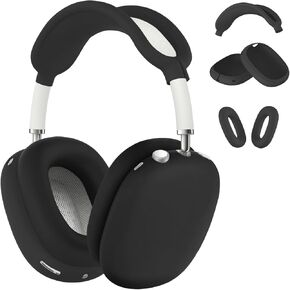 Silicone Case Cover for AirPods Max Headphones,Anti-Scratch Ear Pad Case Cover/Ear Cups Cover/Headband Cover for AirPods Max, Accessories Soft Silicone Skin Protector for Apple AirPods Max.