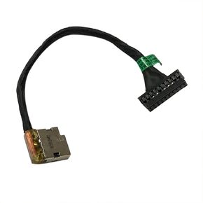 HSSDTECH 200W DC in Power Jack Charging Cable Port Connector Cable Socket Replacement for HP Omen 17-cb 17t-cb Series 17-cb0002ca 17-cb0020nr 17-cb0030nr L57359-001 L52814-S42 L52814-F42 L52814-Y42