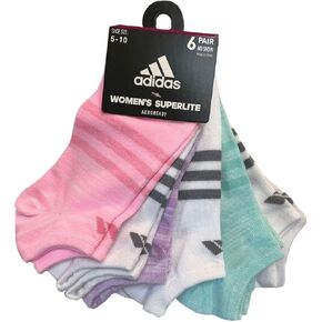 Adidas Women's Superlite Aeroready No Show 6 pair