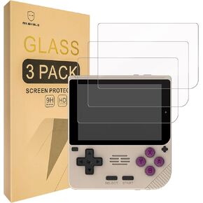 Mr.Shield Screen Protector compatible with Powkiddy V10 [Tempered Glass] [3-PACK] [Japan Glass with 9H Hardness]