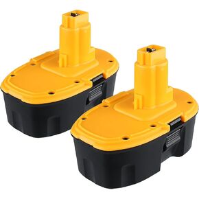 2Pack DC9096 18V 4.8Ah Replacement for Dewalt Battery Compatible with Dewalt 18V Battery DC9098 DC9099 DC970 DW9095 DW9096 DW9098 DW9099 DE9095 DE9096 DE9098 Cordless Power Tools