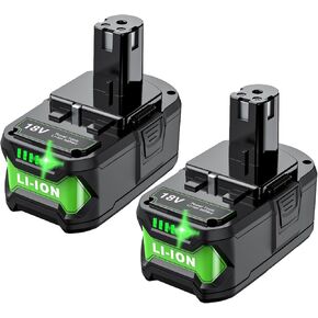 NEW Upgraded 7.0Ah Battery for Ryobi 18V Battery Lithium-ion Battery for Ryobi 18V ONEPLUS Battery P102 P108 P189 P190 P197 P100 P107 for 18V Ryobi Battery Replacement Cordless Tool Battery 2PACK