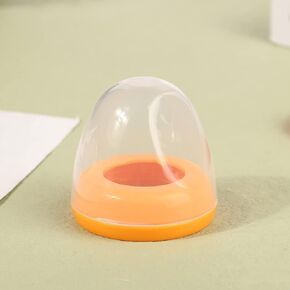 1pc Orange Baby Bottle Cap and Ring Suitable for Pigeon Bottle,Food Grade PP Baby Bottle Cap and Ring,Simplicty Fashionable Baby Bottle Cap and Ring Feeding Bottle,Bottle-Feeding