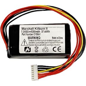 7.2V 5200mAh C196A1 Battery Replacement Compatible with Marshall Kilburn II Portable Bluetooth Speaker