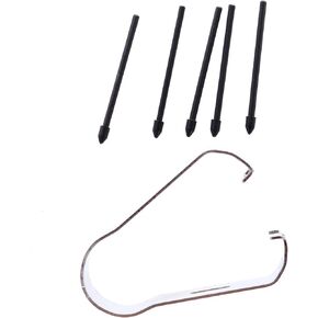 Deal4GO 5-Pack Stylus Pen S Pen Tips Nibs Replacement for Samsung Galaxy Tab S9 S8 S7 S6 FE Ultra Plus Lite S24 S23 S22 S20 Note 20 10 (White)