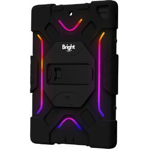 Astra Gen 1 - LED Illuminated - Full Body Protective Case - iPad 9th/8th/7th Generation Case (2021/2020/2019) 10.2" - Shockproof Rugged Cover with Built-in Stand - LED Lights On/Off Switch