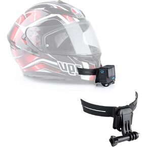 Motorcycle Helmet Chin Mount Kit for Gopro Helmet Adhesive Mount for GoPro Hero 10/9/8/7/6/5,DJI Osmo Action,Insta360 ONE R Action Cameras