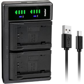 Kastar LTD2 USB Battery Charger Compatible with Sony Alpha A7R III α7R III, Alpha A7R3 α7R3, Alpha ILCE-7RM3, Alpha A7 IV α7IV, Alpha A7R IV α7R IV, Alpha A7R IVA α7R IVA Camera