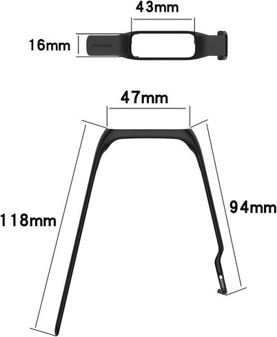 Charger Compatible with Samsung Galaxy Fit 2, Replacement USB Charging Cable Cord Clip Dock Accessories Adapter for Samsung Galaxy Fit 2 (Only for SM-R220/Fit 2) Smartwatch in Saudi Arabia