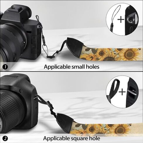 GLENLCWE American Flag Butterfly Adjustable Camera Strap,Soft Canvas Shoulder Strap Belt with Buckles Fit All Cameras in Kuwait