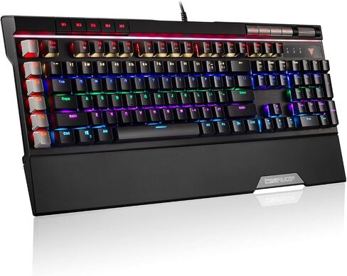 VOIDRAY EX Mechanical Gaming Keyboard with Cherry MX Silver Speed Switches Media Keys RGB Breath Changing Backlight Anti-Ghosting with 2 USB Ports in Saudi Arabia