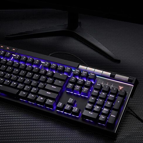 VOIDRAY EX Mechanical Gaming Keyboard with Cherry MX Silver Speed Switches Media Keys RGB Breath Changing Backlight Anti-Ghosting with 2 USB Ports in Saudi Arabia