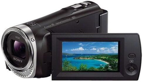 كاميرا فيديو Sony HDR-CX330 Full HD Handycam (أسود) (متجددة) in Saudi Arabia
