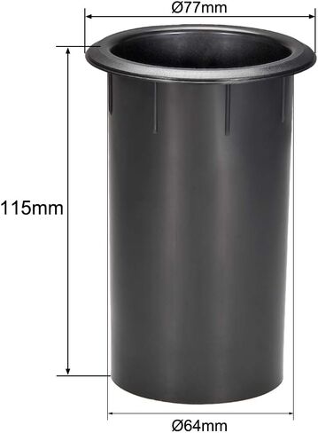 uxcell 64mm x 115mm Speaker Port Tube Subwoofer Bass Reflex Tube Bass Woofer Box 1pcs in Saudi Arabia