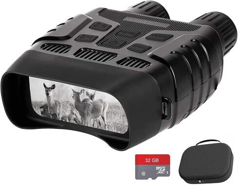 Night Vision Goggles Binoculars,984ft Infrared Night Vision Range,2.31" TFT Screen with 960P HD Video and Image,Digital Infrared Binoculars with 32GB TF Card (NV-300) in Saudi Arabia