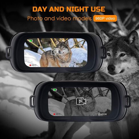 Night Vision Goggles Binoculars,984ft Infrared Night Vision Range,2.31" TFT Screen with 960P HD Video and Image,Digital Infrared Binoculars with 32GB TF Card (NV-300) in Saudi Arabia