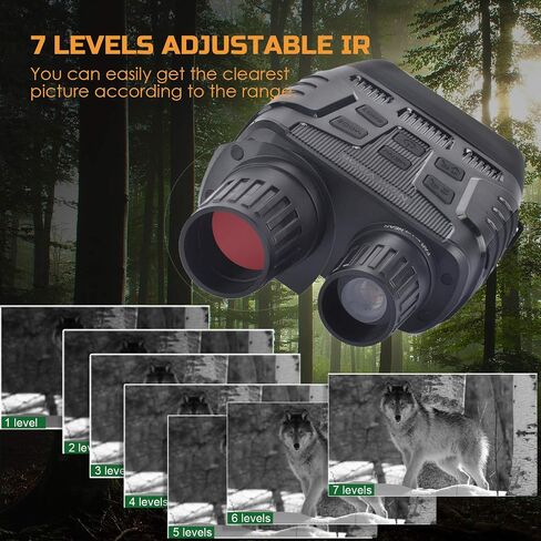 Night Vision Goggles Binoculars,984ft Infrared Night Vision Range,2.31" TFT Screen with 960P HD Video and Image,Digital Infrared Binoculars with 32GB TF Card (NV-300) in Saudi Arabia