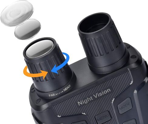 Night Vision Goggles Binoculars,984ft Infrared Night Vision Range,2.31" TFT Screen with 960P HD Video and Image,Digital Infrared Binoculars with 32GB TF Card (NV-300) in Saudi Arabia