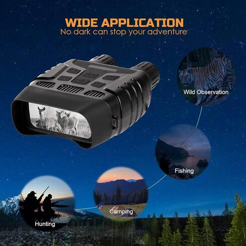 Night Vision Goggles Binoculars,984ft Infrared Night Vision Range,2.31" TFT Screen with 960P HD Video and Image,Digital Infrared Binoculars with 32GB TF Card (NV-300) in Saudi Arabia