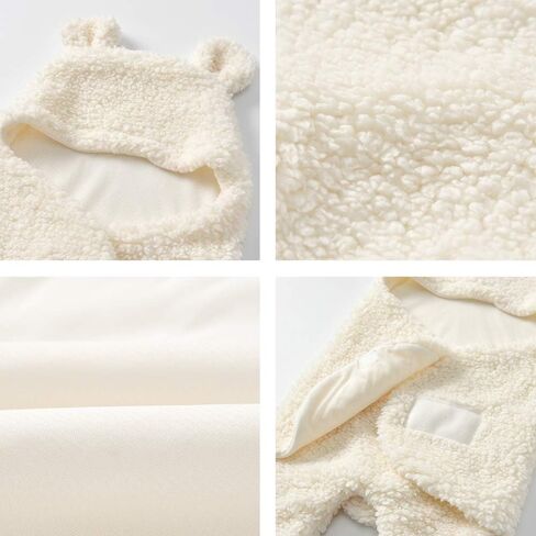 Cozy and Soft Baby Swaddle Blanket for Boys and Girls - Perfect for Newborns and Infants (White) in Kuwait