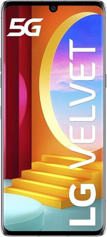 LG Velvet 5G الطراز الأمريكي LMG900UM1A ATT مفتوح الإصدار الأمريكي 6 جيجابايت/128 جيجابايت - رمادي أورورا in Kuwait