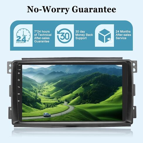 [2+64G] راديو سيارة لسيارة Mercedes Benz Smart Fortwo 2005-2010 - Carplay لاسلكي وAndroid Auto - شاشة لمس 9 بوصة Android 13 ستيريو سيارة مع WiFi/GPS/واجهة مستخدم متعددة + كاميرا احتياطية AHD in Saudi Arabia