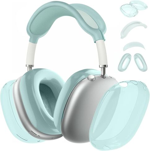 Silicone Case Cover for AirPods Max Headphones,Anti-Scratch Ear Pad Case Cover/Ear Cups Cover/Headband Cover for AirPods Max, Accessories Soft Silicone Skin Protector for Apple AirPods Max. in Saudi Arabia