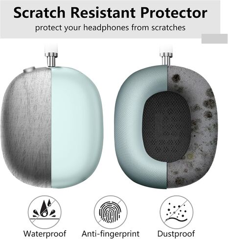 Silicone Case Cover for AirPods Max Headphones,Anti-Scratch Ear Pad Case Cover/Ear Cups Cover/Headband Cover for AirPods Max, Accessories Soft Silicone Skin Protector for Apple AirPods Max. in Saudi Arabia