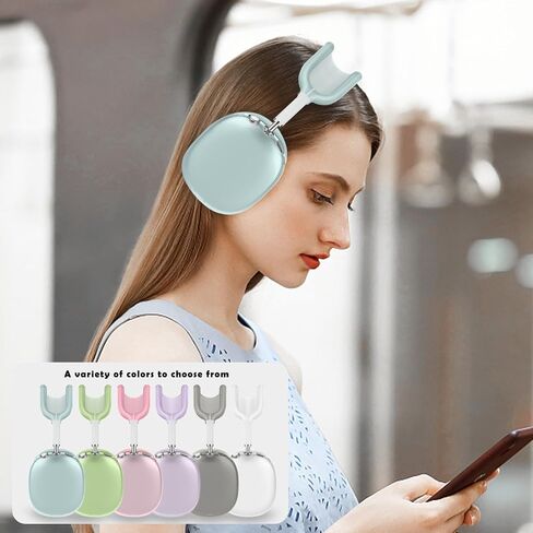 Silicone Case Cover for AirPods Max Headphones,Anti-Scratch Ear Pad Case Cover/Ear Cups Cover/Headband Cover for AirPods Max, Accessories Soft Silicone Skin Protector for Apple AirPods Max. in Saudi Arabia