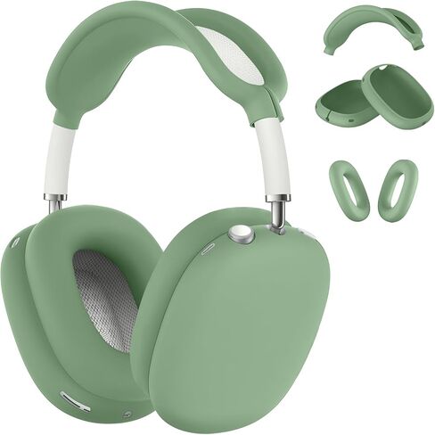 Silicone Case Cover for AirPods Max Headphones,Anti-Scratch Ear Pad Case Cover/Ear Cups Cover/Headband Cover for AirPods Max, Accessories Soft Silicone Skin Protector for Apple AirPods Max. in Saudi Arabia
